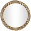 Metal Round with Beaded Detailing Wall Mirror - CosmoLiving by Cosmopolitan - 3 of 4
