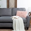 12"x20" Oversize Curled Shag Faux Fur Lumbar Throw Pillow - Hastings Home - 4 of 4
