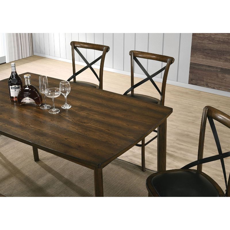 Somers Rectangular Counter Height Dining Table Oak - HOMES: Inside + Out, 6 of 7