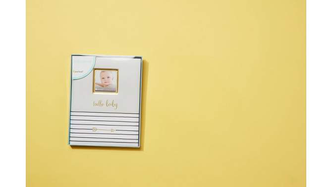 Pearhead Hello Baby, Baby Memory Book - Gray, 2 of 9, play video