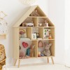 Arceso 4-Tier Dollhouse Bookshelf, Bookcase with Storage Display for Playroom & Nursery - 2 of 4