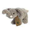 Aurora Medium Elephant Eco Nation Eco-Friendly Stuffed Animal Gray 10.5" - 3 of 4