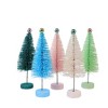 Cody Foster 7.0 Inch Pastel Bottle Brush Trees Set / 10 Decor Mantle Decorate Bottle Brush Trees - 3 of 4