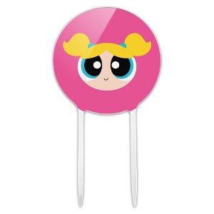 Powerpuff Girls Bubbles Head Acrylic Cake Topper - 1 of 4