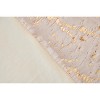 Luxury Chinchilla Faux Fur Gilded Beige Pillow (22 In. x 22 In.) - 2 of 4