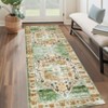 Washable Runner 2x6 Vintage Hallway Traditional Floor Cover Non Slip Kitchen Soft Laundry Room Low Pile Distressed Rug for Bedroom Bathroom - 2 of 4