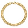 Black Bow Jewelry 6mm 14k Yellow Gold Polished Hollow S Link Chain Bracelet, 7.5 Inch - 4 of 4