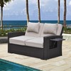 Courtyard Casual Miranda Outdoor Loveseat to Daybed Combo with Cushions - 3 of 4