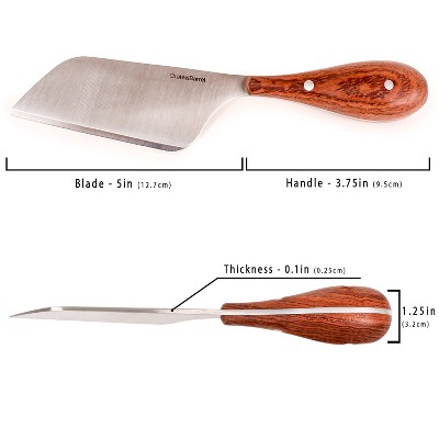 BergHOFF BergHOFF Aaron Probyn 2 Piece Stainless Steel Cheese Knife Set with Wood Handles