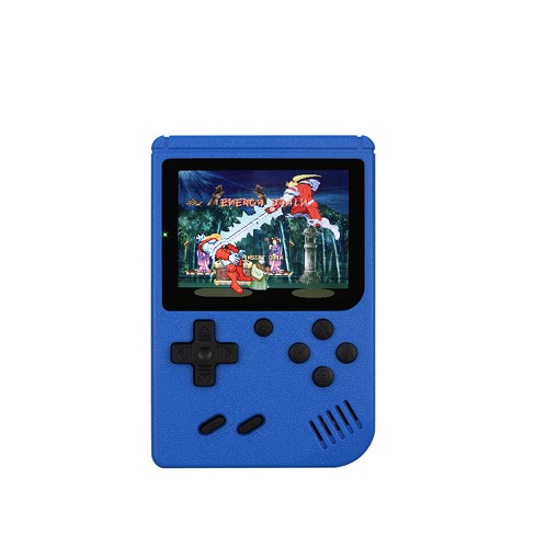 Link Handheld Video Game Console 400 Classic Retro Games Portable Can  Connect To Tv Two Players Rechargeable Battery - Blue : Target