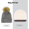 Rising Star Baby Girls and Boys Hat with mittens set, Winter Set for infants Ages 0-24 months - 4 of 4