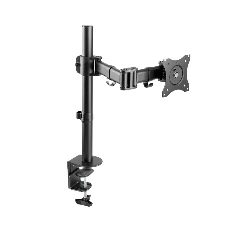Double Articulated Desk Monitor Mount, Black, 1 of 7
