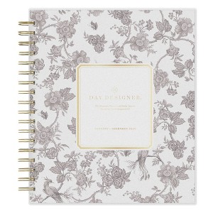 Blue Sky Day Designer Daily/Monthly Planning Calendar 8"x10" Song Bird Smooth Frosted - 1 of 4