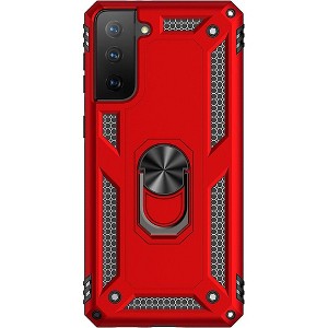 SAHARA - Red Military Kickstand Series Case - Samsung Galaxy S21 FE 5G - 1 of 4