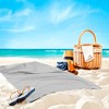 PiccoCasa Microfiber Beach Towel Lightweight Absorbent Travel Towels for Beach Swim Sports - 3 of 4