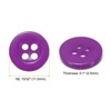 Unique Bargains Resin Craft DIY Round Flat 4-Hole Replacement Sewing Buttons 10 Pcs - 2 of 4