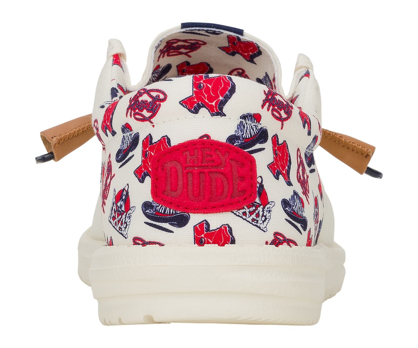 HEYDUDE Men Wally Funk True Texas, Off White, 12, цвет: Белый — фото 6