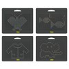 PICASSO-TILES Magnetic Drawing Board, 12x10 Erasable Writing Pad Playboard STEM Educational Toy, Large Black - 2 of 4