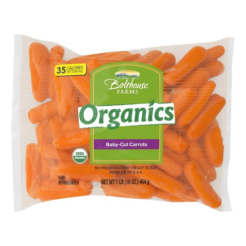 Organic Baby Shortcut Carrots - 1lb : Target