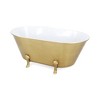 Cheung's Lavande Large Golden Metal Tub Decor - 2 of 4