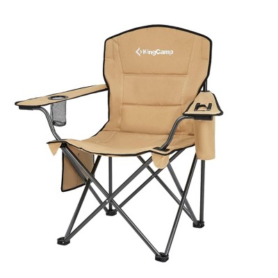 Kingcamp Padded Portable Outdoor Folding Lounge Chairs With Built In ...