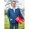 KingSize Men's Big & Tall High Pile Fleece-Lined Fleece Zip Hoodie - 3 of 4