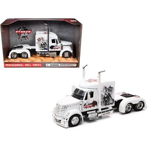 International Lonestar Truck Tractor White "PBR Professional Bull Riders" 1/43 Diecast Model by New Ray - 1 of 4
