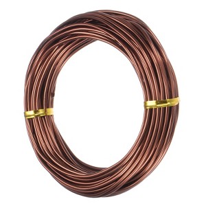 Unique Bargains Aluminum Gardening Branch Bonsai Training Wire 1 Roll - 1 of 4