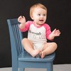 Pavilion Gift Company - Snuggle - 12-24 Months 3/4 Length Pink Sleeve Onesie - Leotards and Bodysuits - 3 of 4