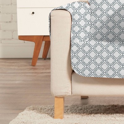 Lattice Sofa Furniture Protector Gray - Sure Fit