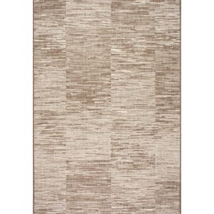 Nuloom Shirlene Stripes Indoor and Outdoor Patio Area Rug 5x7, Beige - 1 of 4