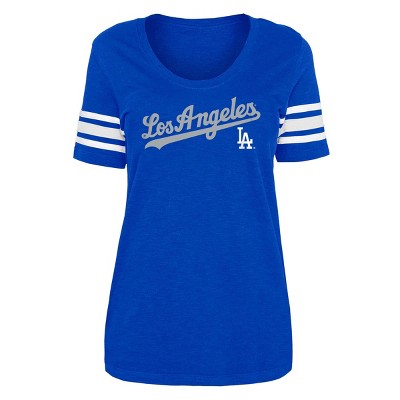 Mlb Los Angeles Dodgers Women's Slub T-shirt : Target