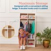 ECR4Kids 2-Section Coat Locker with Bench - 4 of 4