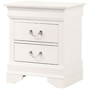 Kumasinova 21 Inch Nightstand with 2 Drawers,Bedside Tables with Metal Handles,End Table for Bedroom,Living Room - 1 of 4