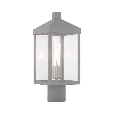 Livex Lighting Nyack 1 - Light Post Light in  Nordic Gray