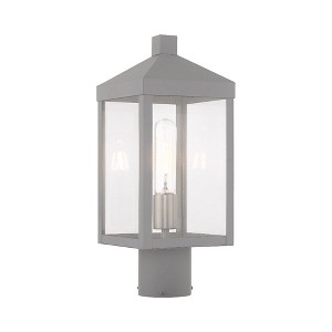 Livex Lighting Nyack 1 - Light Post Light in  Nordic Gray - 1 of 1