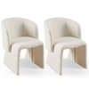 NicBex Teddy Fabric Dining Chair Modern Upholstered Accent Chair with Comfy Backrest, Sofa for Living Room, Bedroom, Reception,1pc/2pc - 4 of 4