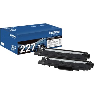Brother TN227 High-Yield Toner Cartridge - Black - TN2272PK - 1 of 4