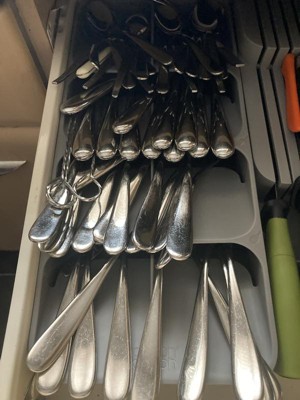 DrawerStore™ Compact Cutlery Organizer - Gray