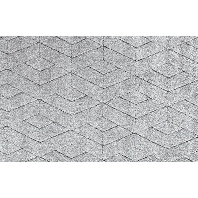 Cadence 5' x 7' Geometric Gray Synthetic Area Rug