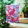 Evergreen Red Cardinal Suede Garden Flag 12 x 18 Inches Indoor Outdoor Decor - 3 of 4