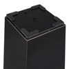 Wallowa 2 Piece Weather Resistant Tapered Metal Planter with Removable Shelf and Drainage Hole - 4 of 4