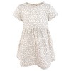 Hudson Baby Infant and Toddler Girls Cotton Dresses, Pink Taupe Florals - 4 of 4