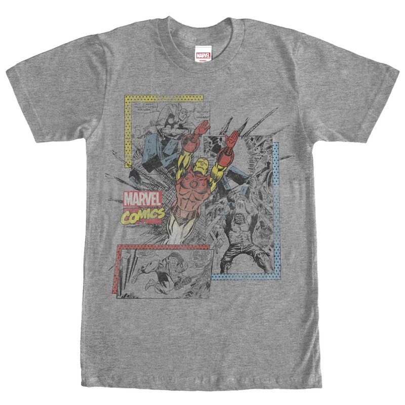 Men's Marvel Retro Comic Book Print T-Shirt, 1 of 5