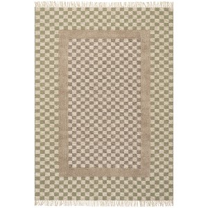 Carmeon Hamilton Memphis Modern Checkered Hand Woven Rug - 1 of 4