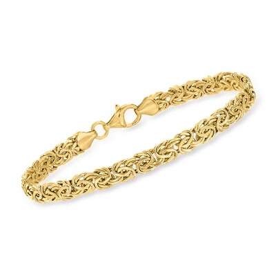Ross-Simons 10kt Yellow Gold Byzantine Bracelet