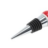 Unique Bargains Santa Claus Bottle Stopper Zinc Alloy Resin Silicone Red White Black Silver Tone 1 Pc - 3 of 3