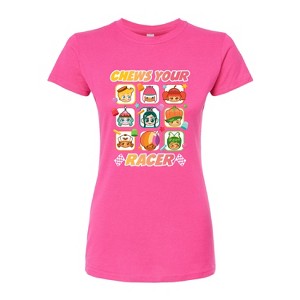 Women's - Disney - Chews Your Racer Fitted Graphic T-Shirt - 1 of 2