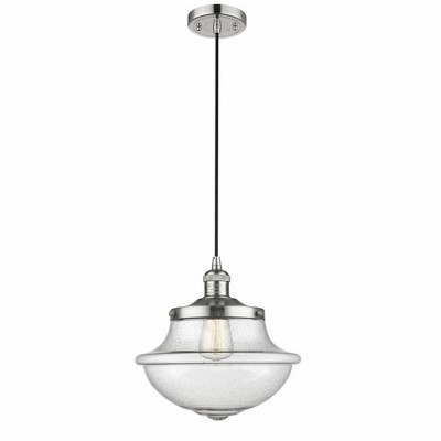 Oxford - 1 Light Cord Hung Mini Pendant In Traditional Style-11.5 Inches Tall and 11.75 Inches Wide