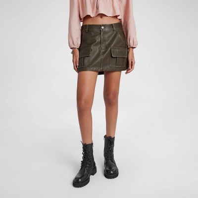 Pleather skirt target best sale